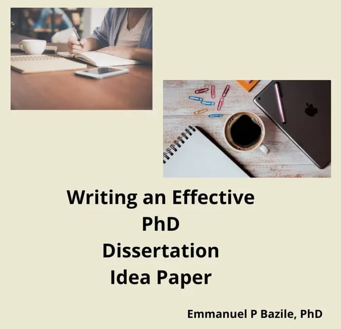 Cover of Writing an Effective Dissertation Ideal Paper